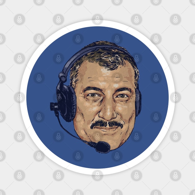 Keith Hernandez New York M Broadcaster Magnet by Jesse Gorrell